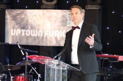 Chris Chown speaks at BRG awards night