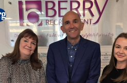 Berry Recruitment, Kent, (l-r) Jane Baran , Neil Burgoyne, Monika Paterak